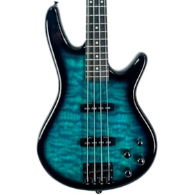 Contrabaixo Ibanez GSR280QA TMS Transparent Marine Sunburst Passivo 4 Cordas