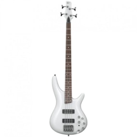 Contrabaixo Ibanez SR300E PW WK Pearl White Ativo 4 Cordas