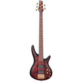 Contrabaixo Ibanez SR305EDX WZM Weathered Black Marble Ativo 5 Cordas