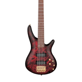 Contrabaixo Ibanez SR305EDX WZM Weathered Black Marble Ativo 5 Cordas