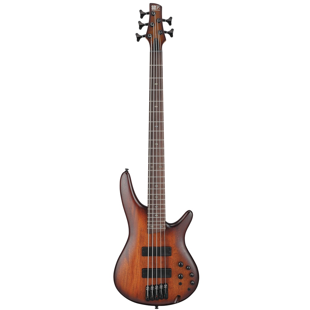 Contrabaixo Ibanez SR505A MHL Mogno Marrom Burst Ativo/Passivo 5 Cordas
