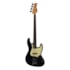 Contrabaixo Memphis by Tagima MB-50 E/MG BKS Jazz Bass Passivo de 4 Cordas Preto c/ Escala Escura e Escudo Mint Green