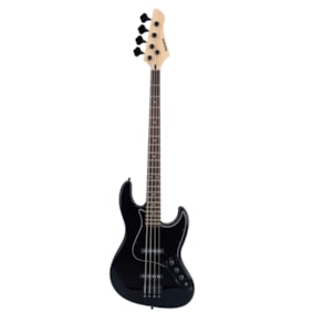 Contrabaixo Rockwave RJB4 BK Jazz Bass Passivo 4 Cordas