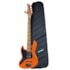 Contrabaixo Strinberg Canhoto JBS155AD LH OR Orange Signature Aninha Deleones Ativo/Passivo 4 Cordas C/ Bag
