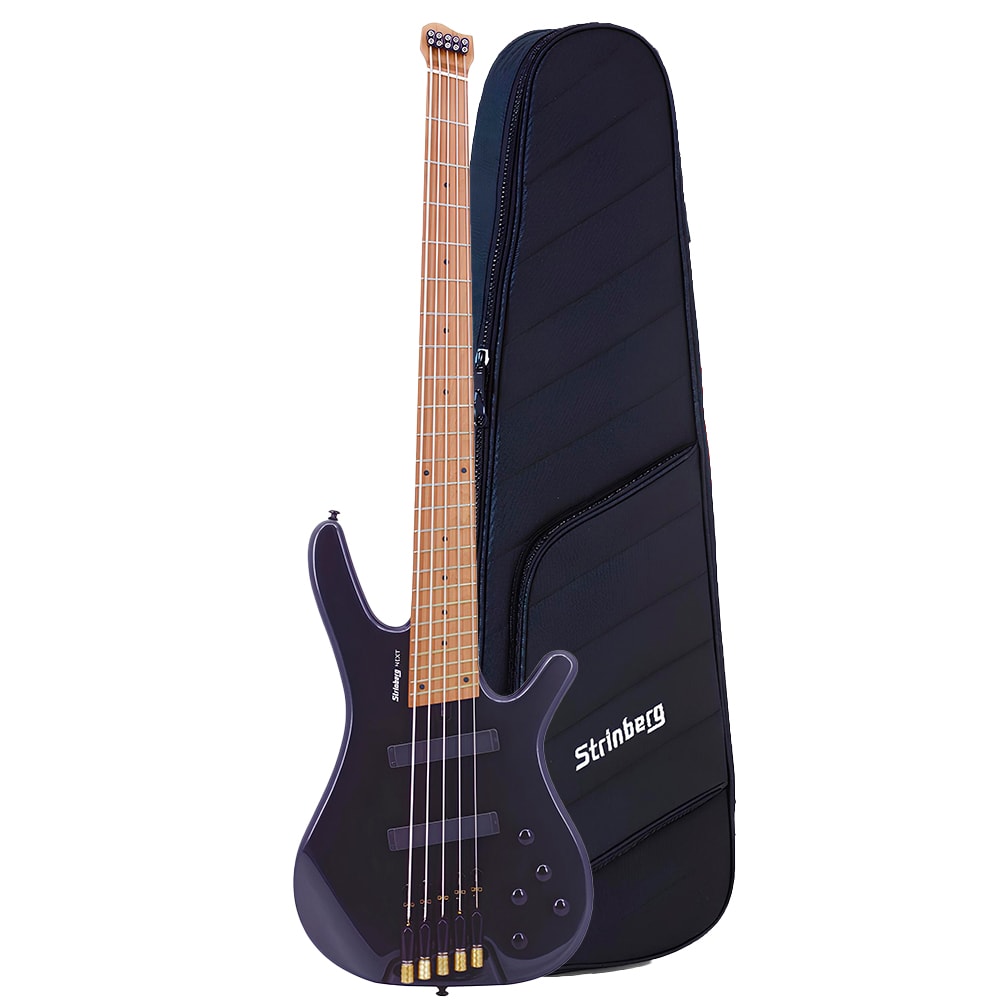 Contrabaixo Strinberg Headless Next 5 Cordas BHN5M Onix Black C