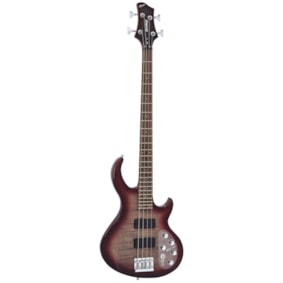 Contrabaixo Strinberg Horizon H4B TRB Transparent Red / Black Ativo/Passivo 4 Cordas