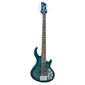 Contrabaixo Strinberg Horizon H5B TBL Transparent Blue Ativo/Passivo 5 Cordas