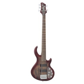 Contrabaixo Strinberg Horizon H5B TRB Transparent Red / Black Ativo/Passivo 5 Cordas