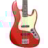 Contrabaixo SX SJB62 Jazz Bass De 4 Cordas Fiesta Red c/ Escudo Mint Green - Acompanha Bag Contrabaixo SX SJB62 Jazz Bass De 4 Cordas Fiesta Red c/ Escudo Mint Green - Acompanha Bag