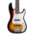 Contrabaixo SX SPB62 + Jazz Bass de 5 Cordas Sunburst - Acompanha Bag Contrabaixo SX SPB62 + Jazz Bass de 5 Cordas Sunburst - Acompanha Bag