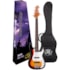Contrabaixo SX SPB62 + Jazz Bass de 5 Cordas Sunburst - Acompanha Bag Contrabaixo SX SPB62 + Jazz Bass de 5 Cordas Sunburst - Acompanha Bag
