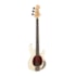 Contrabaixo Tagima TBM-4 OWH E/TT 4 Cordas Classic Series Ativo Branco C/ Escala Escura e Escudo Tortoise