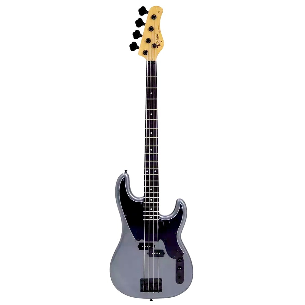 Contrabaixo Tagima TW-66 MDSV E/BK Metallic Deep Silver Precision Bass Passivo 4 Cordas