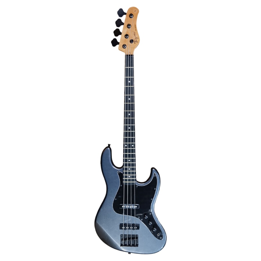 Contrabaixo Tagima TW-73 E/BK 4 Cordas Metallic Deep Silver Jazz Bass Passivo - Woodstock Series