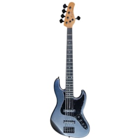 Contrabaixo Tagima TW-73 E/BK 5 Cordas Metallic Deep Silver Jazz Bass Passivo - Woodstock Series