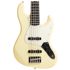 Contrabaixo Tagima TW-73 OWH Olimpic White C/WH 5 Cordas Jazz Bass Passivo