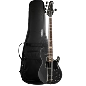 Contrabaixo Yamaha BB735A BL Translucent Black Ativo/Passivo 5C C/ Bag