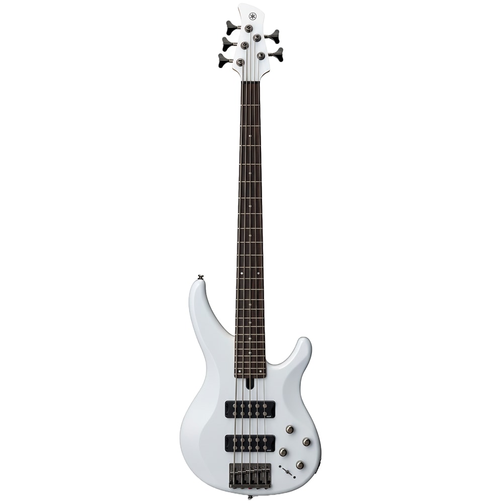 Contrabaixo Yamaha TRBX305 WH White 5 Cordas Ativo - Akustica Musical