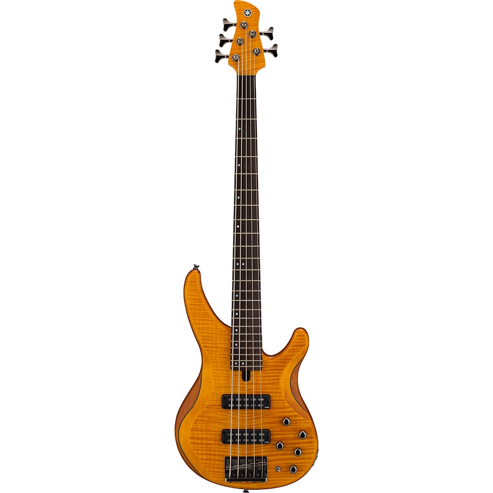 Contrabaixo Yamaha TRBX605FM MB Matte Amber 5 Cordas Ativo/Passivo