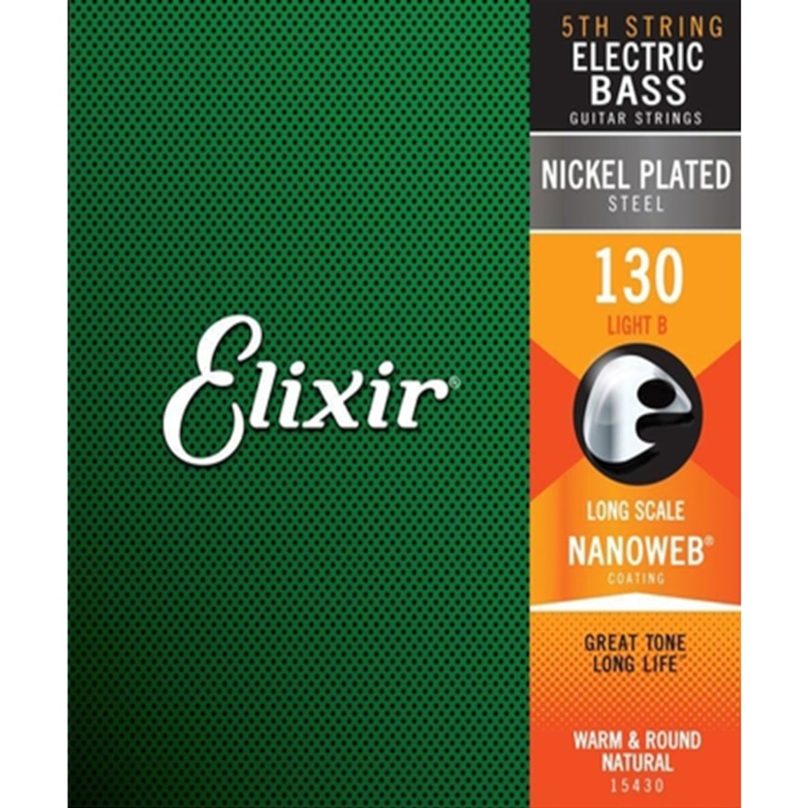 Corda de Contrabaixo Elixir 5ª 0.130 Avulsa