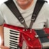 Correia Basso ACO 01 BK P/ Acordeon Em Couro Sintético Preto