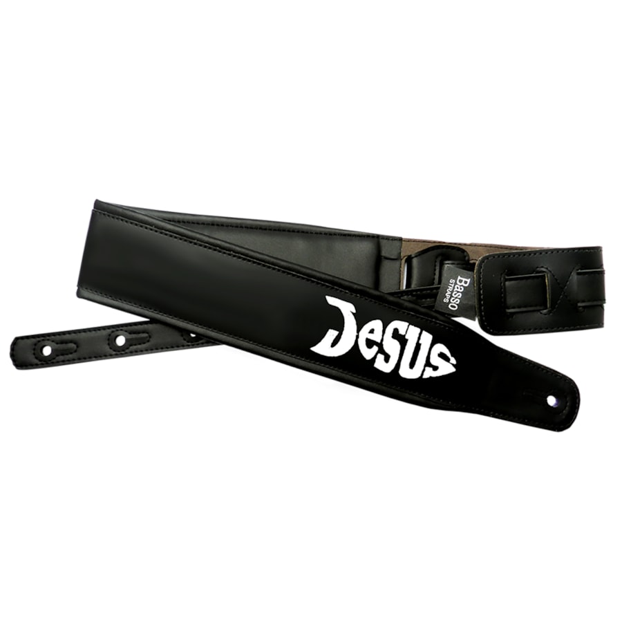 Correia Basso CLA Peixe Jesus Linha Classic Gospel Preto Correia Basso CLA Peixe Jesus Linha Classic Gospel Preto