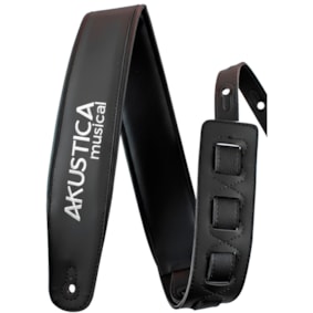 Correia Basso CLA PER 13 Aksutica Em Couro Sintético Preta Correia Basso CLA PER 13 Aksutica Em Couro Sintético Preta