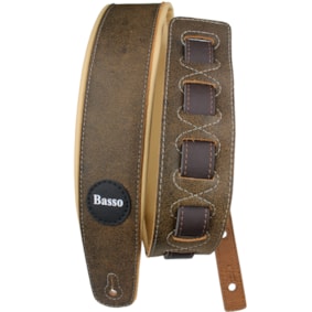 Correia Basso CLA57 P/ Instrumentos de Corda Em Couro Sintético Clamufada
