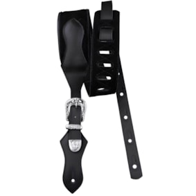 Correia Basso DA253 Fivela Em Suede Sintético Preta Correia Basso DA253 Fivela Em Suede Sintético Preta