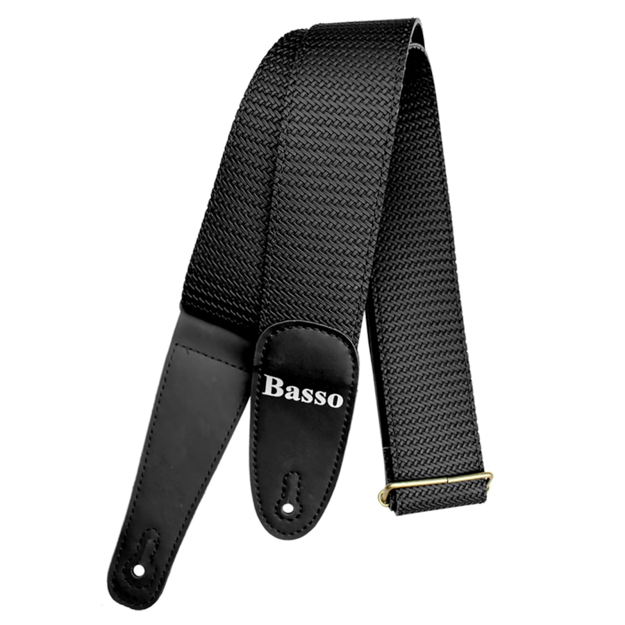 Correia Basso EX 20 Linha Attack Tresse Preta Correia Basso EX 20 Linha Attack Tresse Preta