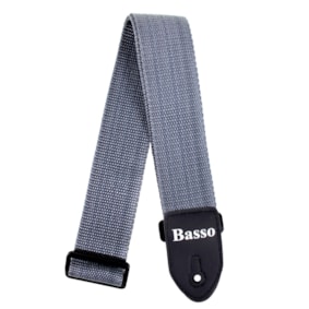 Correia Basso NY 13 Nylon Cinza Correia Basso NY 13 Nylon Cinza