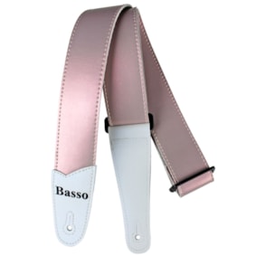 Correia Basso PL01 P/ Instrumentos de Corda Em Sintético Reciclável Rose