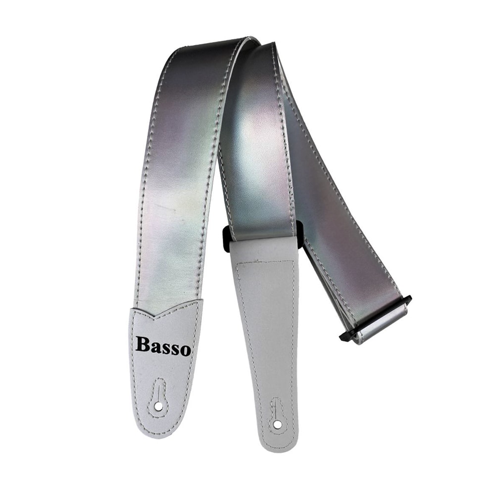 Correia Basso PL03 P/ Instrumentos de Corda Em Sintético Reciclável Silver