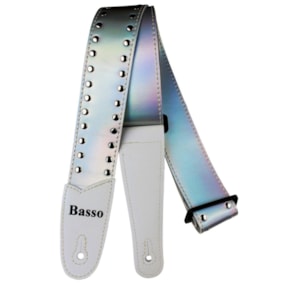 Correia Basso PL103 P/ Instrumentos de Corda Em Sintético Reciclável Silver