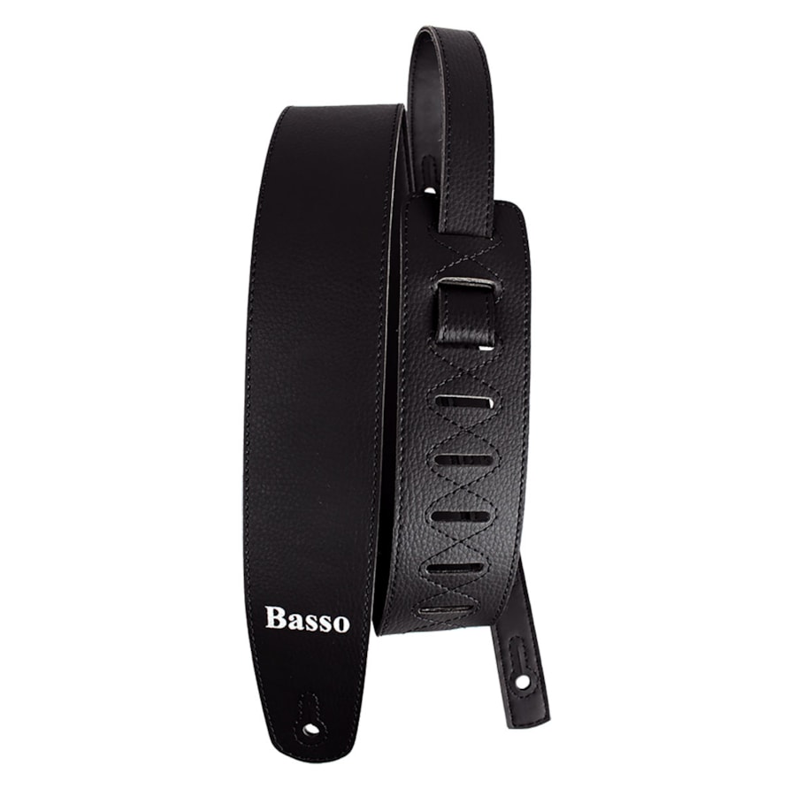 Correia Basso VT L 01 Vintage Preto Liso Correia Basso VT L 01 Vintage Preto Liso