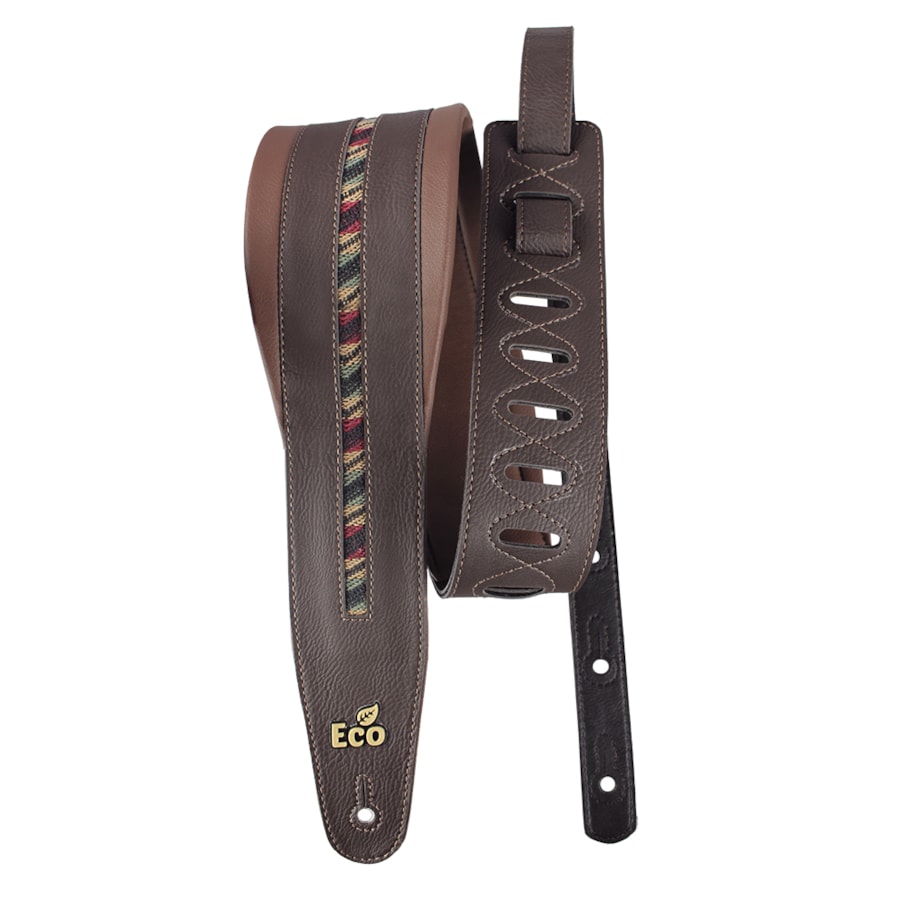 Correia Ecostrap by Basso FB ECO 07 Linha Groove Marrom Correia Ecostrap by Basso FB ECO 07 Linha Groove Marrom