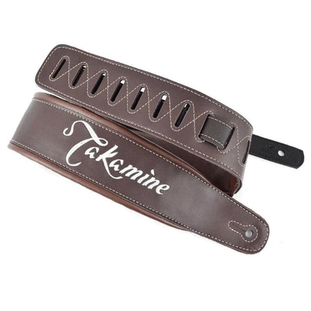 Correia Takamine Luxo de Couro Marrom