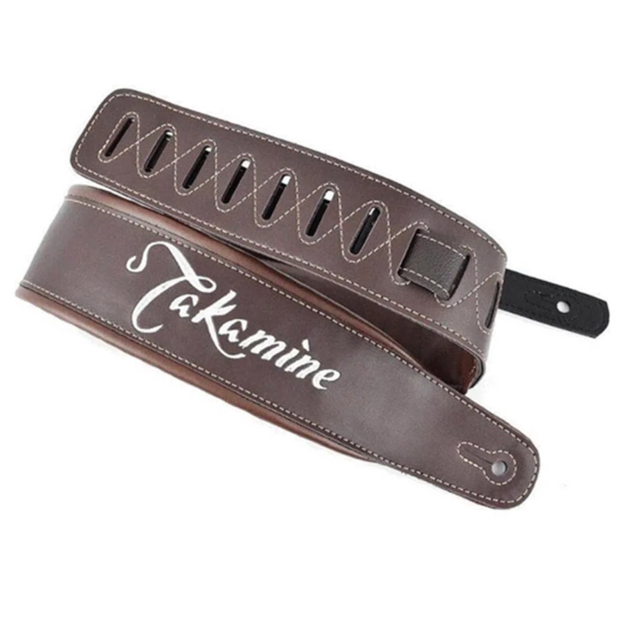 Correia Takamine Luxo de Couro Marrom Correia Takamine Luxo de Couro Marrom