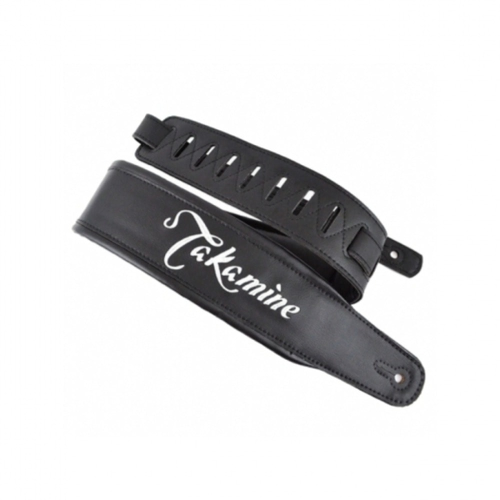 Correia Takamine Luxo de Couro Preto