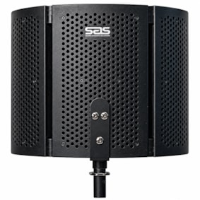 Difusor Acústico Santo Angelo SAS DA30 Mini P/ Microfone Dobrável Preto
