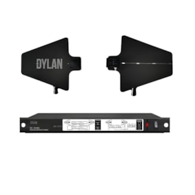 Distribuidor De Antenas Dylan DA800 P/ Microfones Duplo Distribuidor De Antenas Dylan DA800 P/ Microfones Duplo