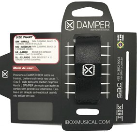 Dumper Abafador de Cordas Supreme Ibox DSMD02 Black