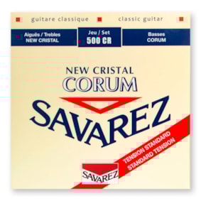 Encordoamento P/ Violão Avarez 500CR T Média Cristal Corum  0.029 - 0.043