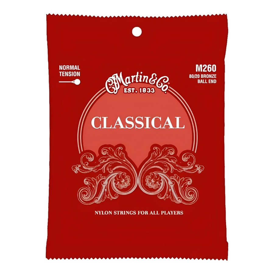 Encordoamento P/ Violão Martin M260 Classical Series Nylon 028, 032, 040, 030, 035, 043