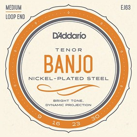 Encordoamento para Banjo Tenor DAddario EJ63 4 cordas