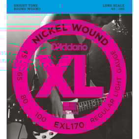 Encordoamento para Contrabaixo D'Addario EXL170 de 4 Cordas 0.045 Encordoamento para Contrabaixo D'Addario EXL170 de 4 Cordas 0.045
