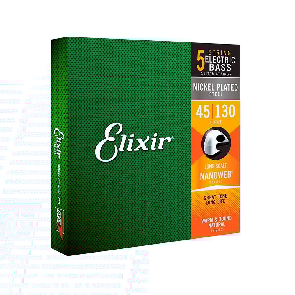 Encordoamento Para Contrabaixo Elixir 5 Cordas 0.45 Light  14202