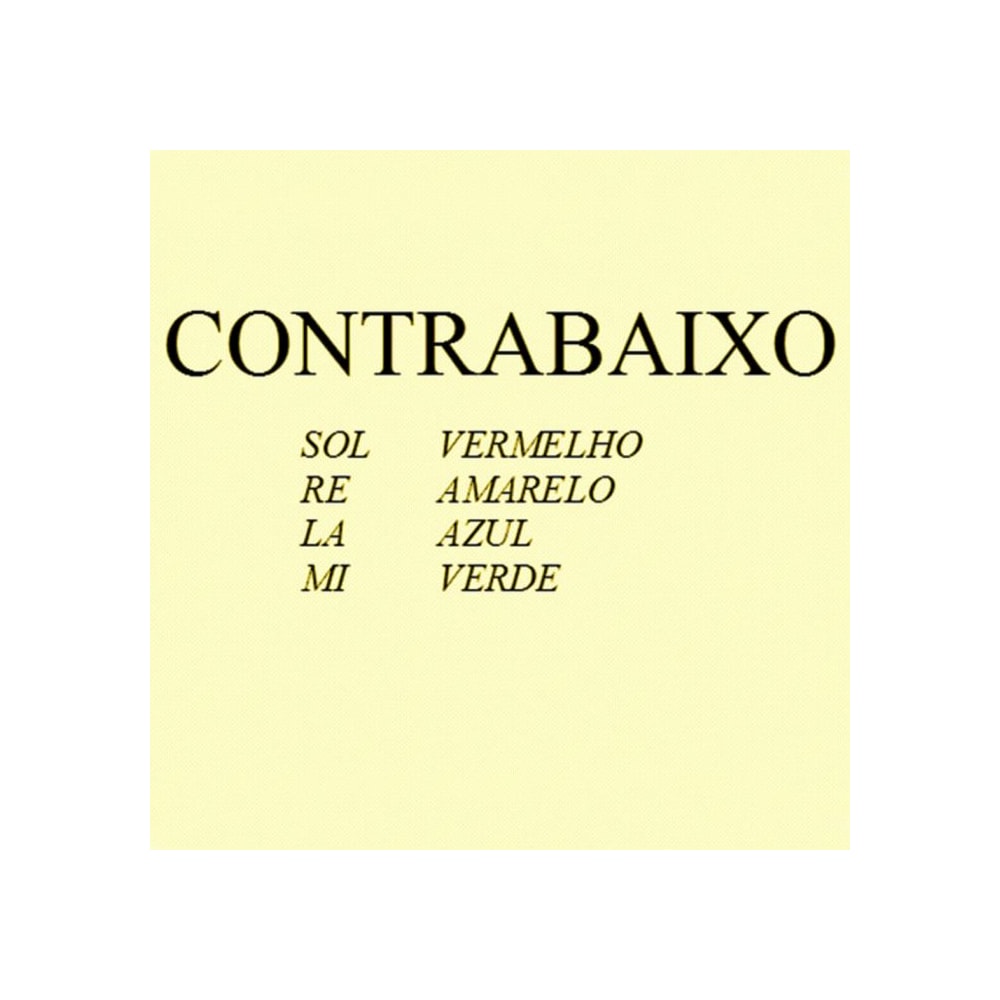 Encordoamento para Contrabaixo Orquestral Mauro Calixto 