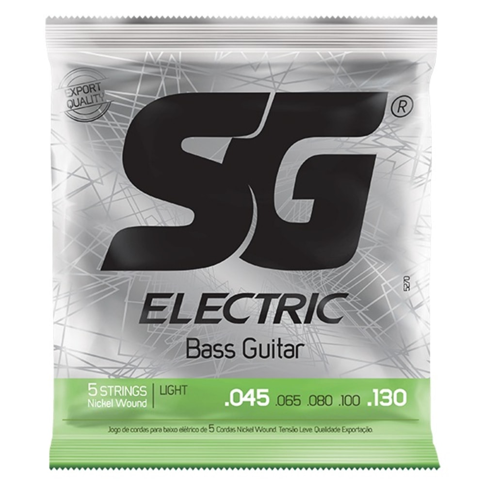 Encordoamento para Contrabaixo SG de 5 Cordas 0.045