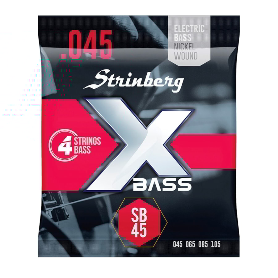 Encordoamento para Contrabaixo Strinberg SB-45 de 4 Cordas 0.045